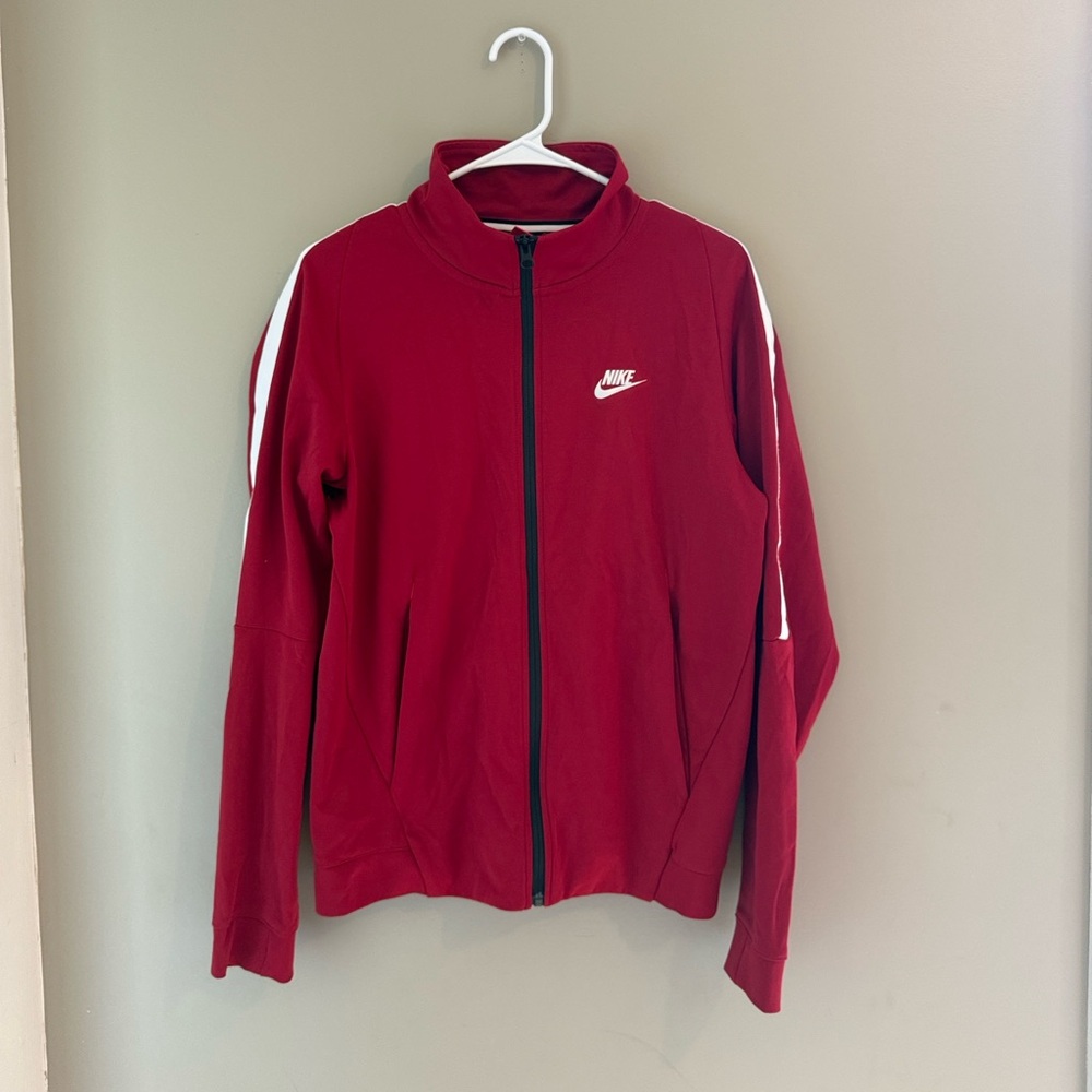 Nike Red Zip-Up Jacket